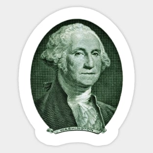 George Washington Patriot Dollar Sticker